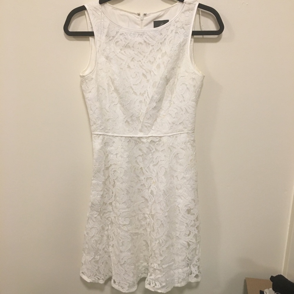 ADRIANA PAPELL white dress
